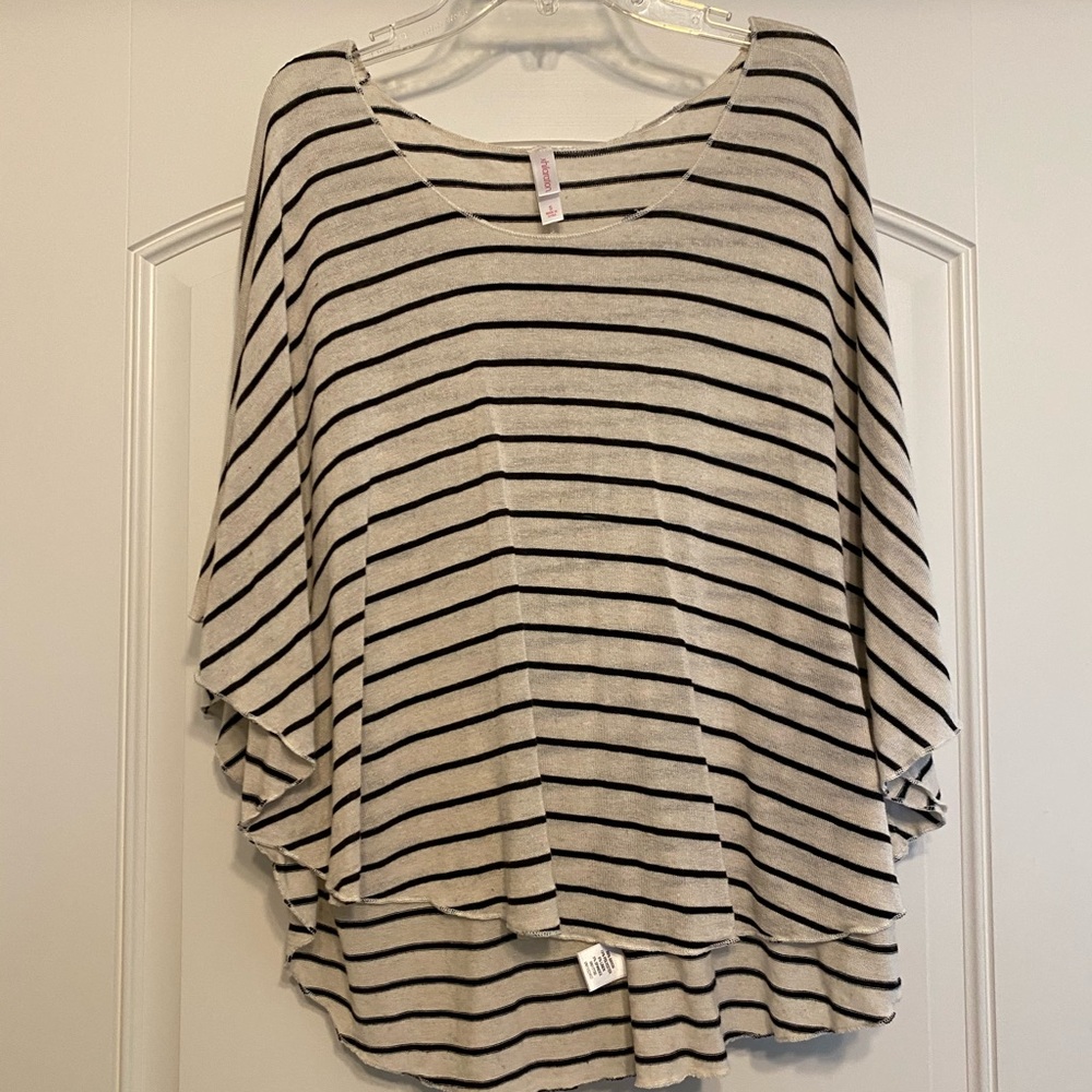 Layered striped Short Sleeve